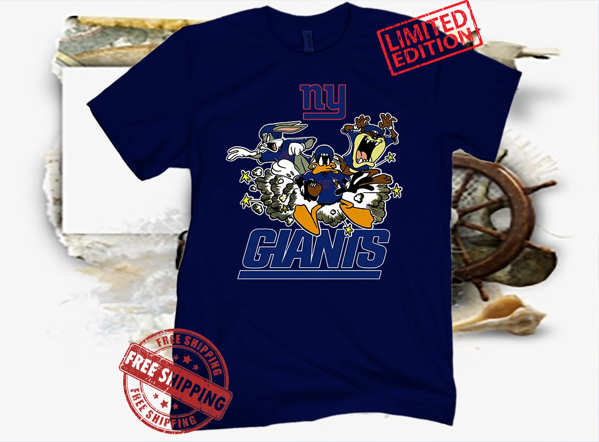 The Looney Tunes Football Team New York Giants Tee Shirt - teezill