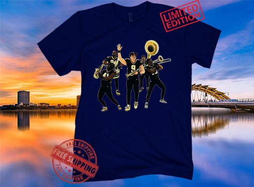 The New Orleans Saints Go Marching On Tee Shirt