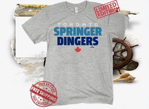Toronto Springer Dingers Tee Shirt MLBPA Licensed