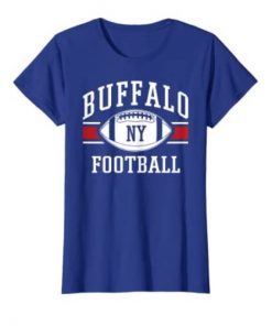 Vintage Buffalo-Football New York NY Sports Blue Shirt