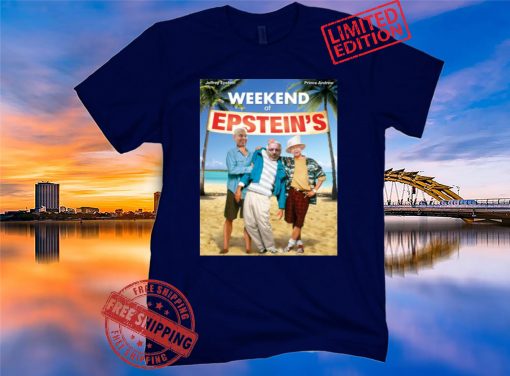 Weekend at Epstein’s Navy Shirt