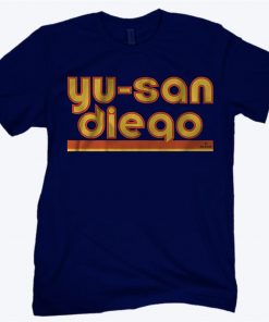 Yu-San Diego T-Shirt Officially MLBPA Licensed