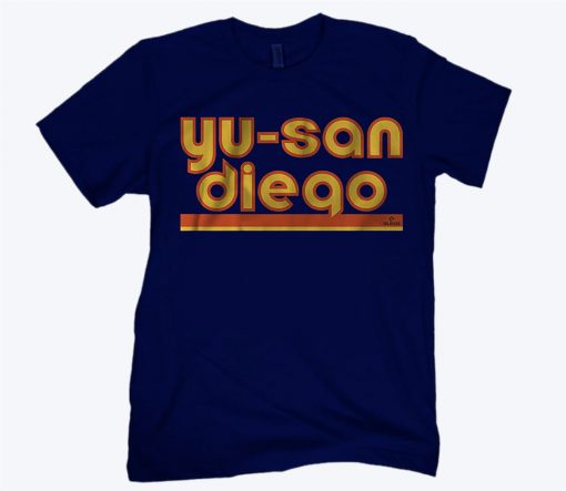 Yu-San Diego T-Shirt Officially MLBPA Licensed