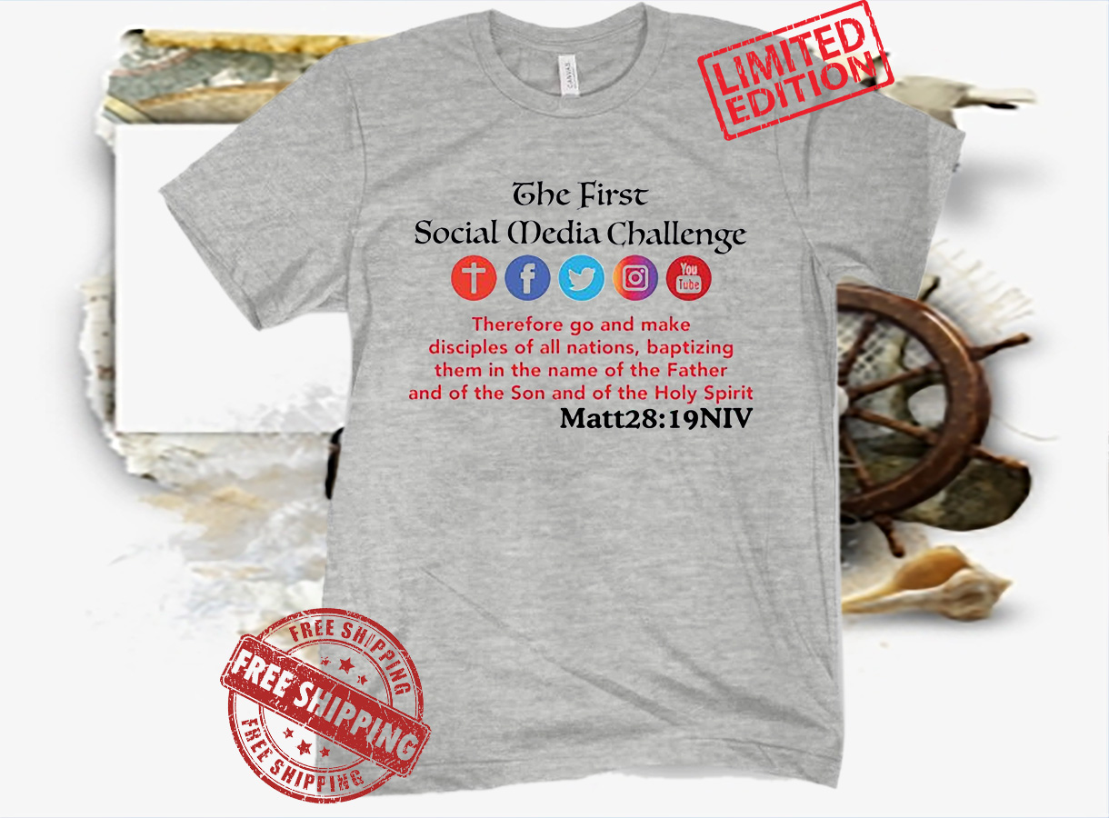 New The First Social Media Challenge Shirt - Image 2