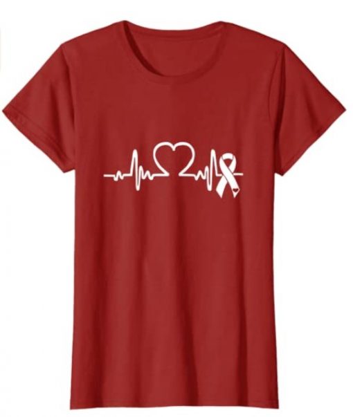 American Heart Disease Awareness Heart Shirt