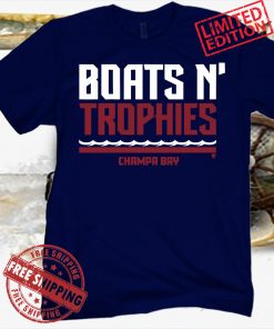 Boats N' Trophies Tee Shirt - Tampa Bay Football Champions