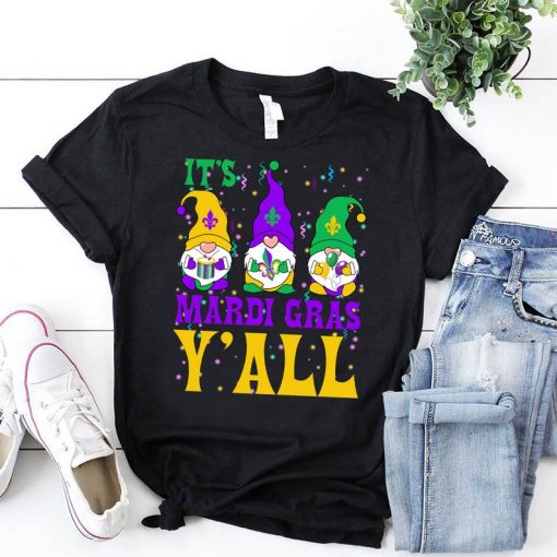 Funny Gnomes Mardi Gras 2021 Gitf Shirt