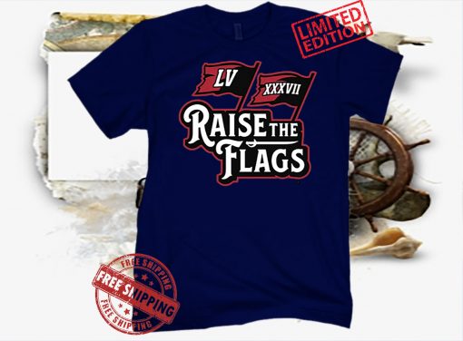 Raise the Flags Tee Shirt Tampa Bay Football Champs