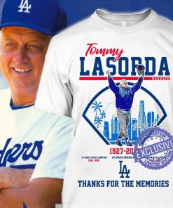 Tommy lasorda 1927 2021 thanks for the memories fans t-shirt