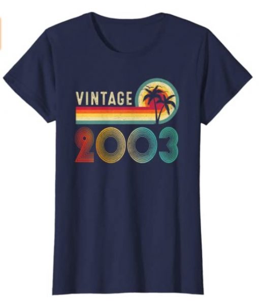 Vintage 2003 Retro 18th Birthday Shirt