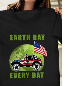 2021 Earth day every day american flag shirt