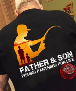 2021 Father & Son Fishing Partners For Life Shirt