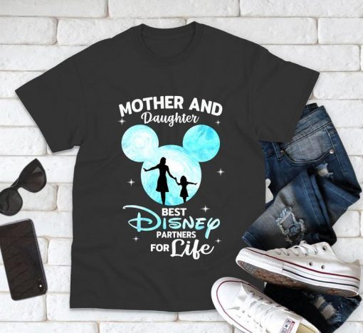2021 Mother and Daughter Shirt, Best Disney Partners Shirt,Mom Life Shirt,Mom Gift Disney Shirt, Mother's Day Gift