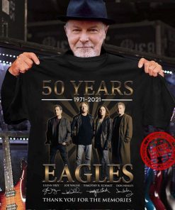 50 Years 1971 2021 Eagles Thank You For The Memories T-Shirt