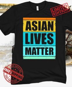 Asian Hate Asian Lives Matter AAPI Vintage Retro T-Shirt