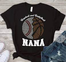 Baseball And Basketball Nana Classic TShirt