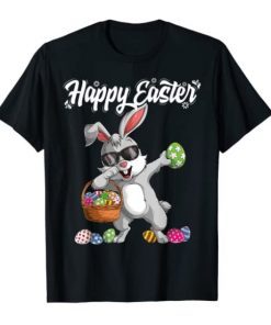 Bunny Dabbing Rabbit Easter Day Eggs Dab Boys Girls Kid T-Shirt