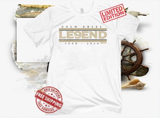 Drew Brees Le9end T-Shirt NFLPA Licensed