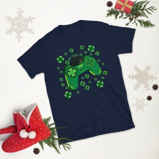 Funny Video Game Gaming St Patricks Day gift for Gamer Boys St. Patty's Day 2021 Shirt