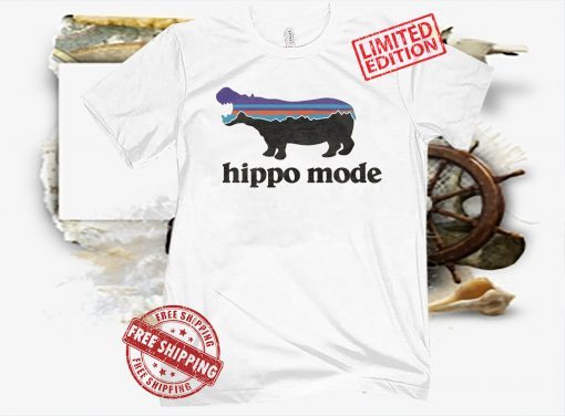 HIPPO MODE VINTAGE T SHIRT