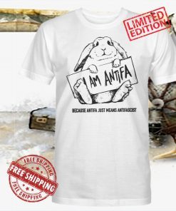 I Am Antifa Because Antifa Just Means Antifascist Official T-Shirt