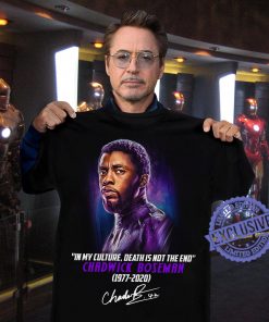 In My Culture Death Is Not The End Chadwick Boseman Black New TShirt