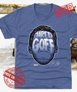 Jared Goff Player Silhouette Official Tee Shirt