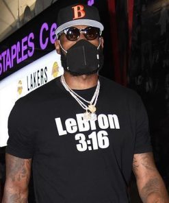 Lakers' LeBron James References Stone Cold Steve Austin with 'LeBron 3:16' T-Shirt