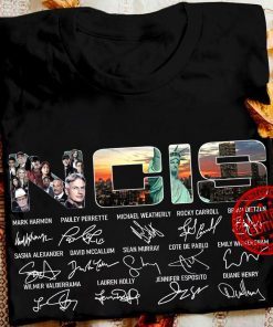 NCIS Mark Harmon Pauley Perrette Signatures Gift Shirt