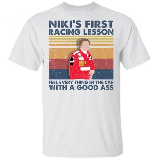 Niki’s First Racing Lesson Feel Every Thing In The Car With A Good Ass Vintage Shirt