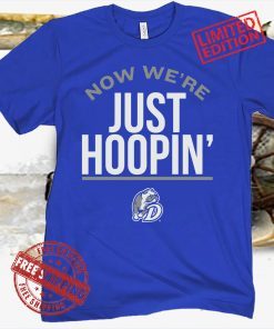 Now We're Just Hoopin' TShirt Drake University Licensed