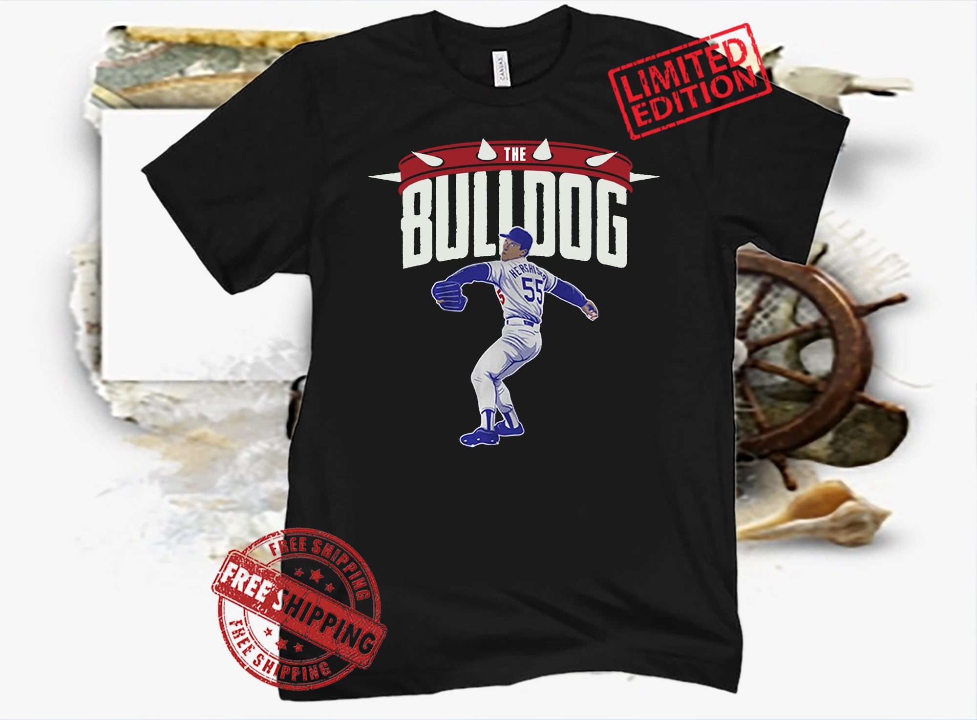 OREL HERSHISER - THE BULLDOG T-SHIRT - Image 3