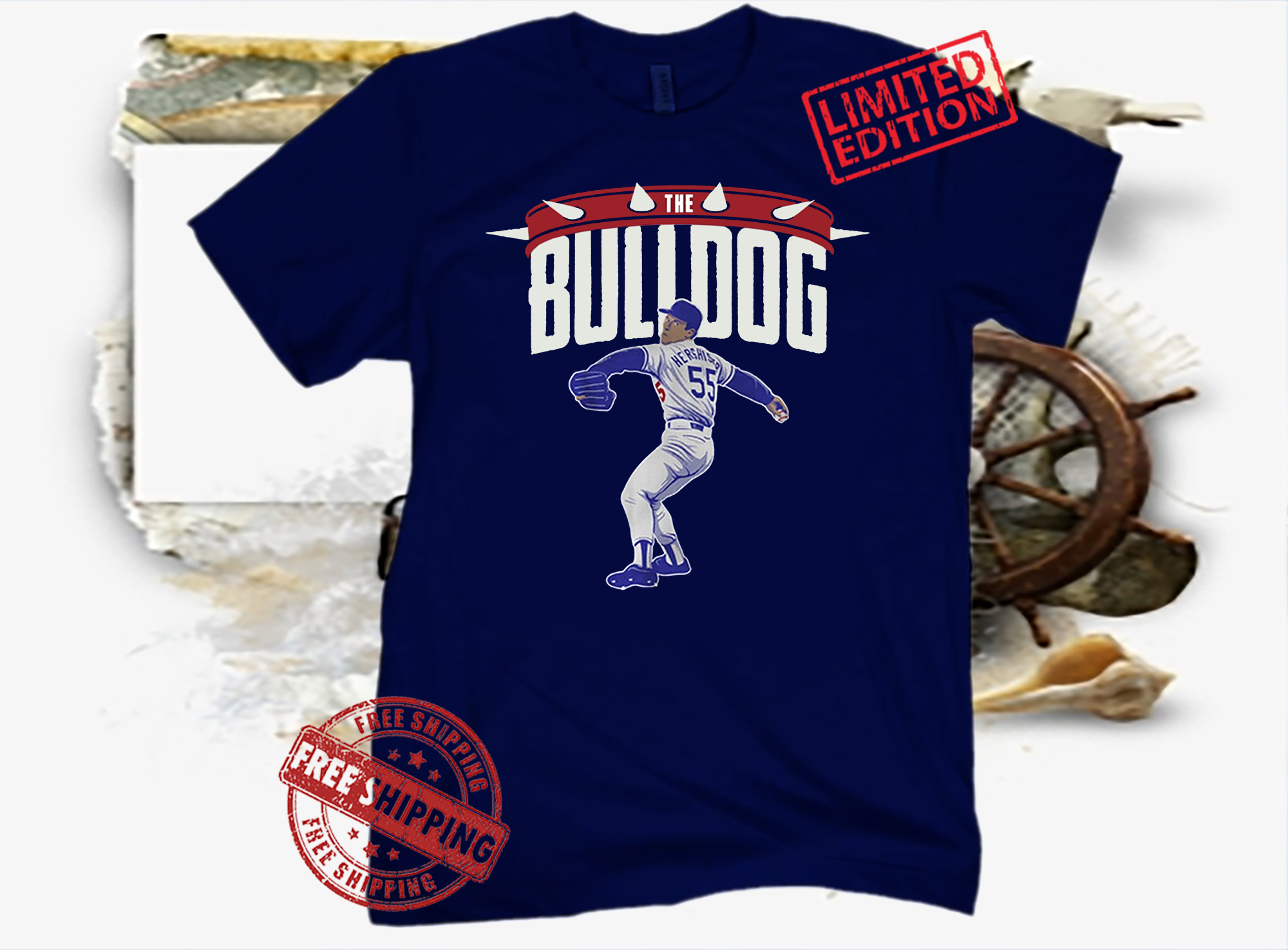 OREL HERSHISER - THE BULLDOG T-SHIRT - Image 2