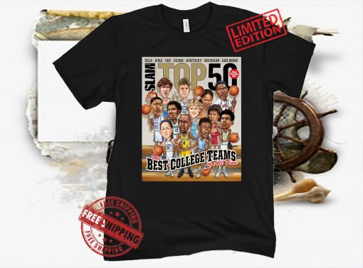 The Best College Teams Of All Time Official T-Shirt