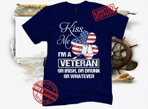 Veteran Or Irish Drinking Veteran Gift T-Shirt