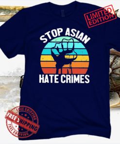 Vintage AAPI Stop Asian Hate Crimes Shirt