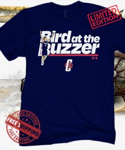UCONN: BIRD AT THE BUZZER BASKETBALL OFFICIAL T-SHIRT