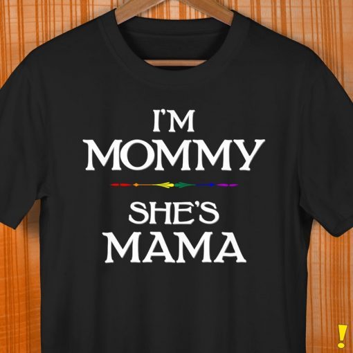 2021 I'm Mommy - She's Mama LGBTQ Lesbian Mothers Day Premium Shirt