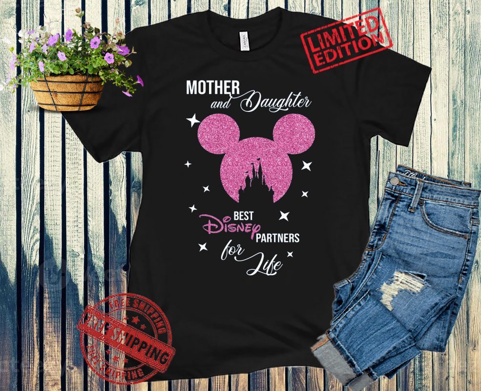 Mother Daughter Disney TShirts ,Disney Partners for Life TShirts