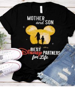 2021 Mother and son best disney partners for life shirt