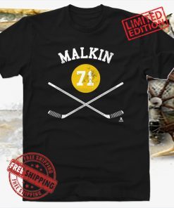 71 Evgeni Malkin Pittsburgh Sticks Official T-Shirt