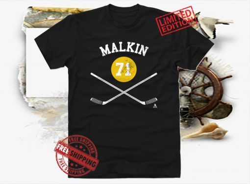 71 Evgeni Malkin Pittsburgh Sticks Official T-Shirt