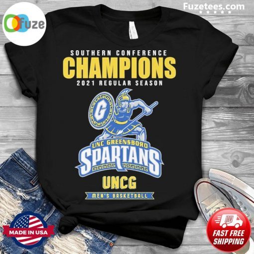 Champions 2021 regular season Unc greensboro Spartans T-shirt