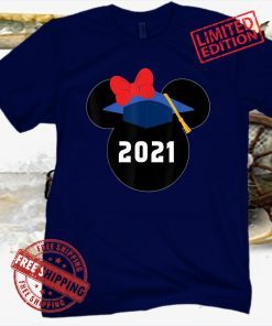 Disney Minnie Mouse Graduation Class of 2021 Premium Shot Shirts