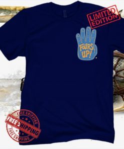 Fours Up UCLA Football T-shirt