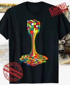 Funny Melting Rubik Rubix Rubics Player Cube Lovers T-Shirts