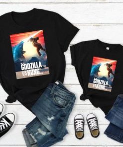 Godzilla vs Kong Kids Shirt Godzilla Vs Kong Kids Shirt Designed and Sold by keramikpe, Gift For Baby, Birthday Gift