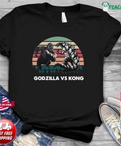 Godzilla vs Kong Shirt, Kaiju Godzilla Retro Kong Shirt Rodan Mothra Monster, Godzilla Shirt