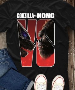Godzilla vs Kong Shirt - 2021 team Godzilla Tshirt, team Kong Tshirt, Kong vs Godzilla poster tee, birthday gifts, gifts idea design