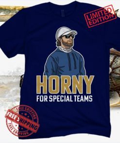 HORNY FOR SPECIAL TEAMS TEE SHIRT